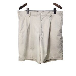 Nike FIT DRY Mens Golf Shorts Beige‎ Size 36 Polyester